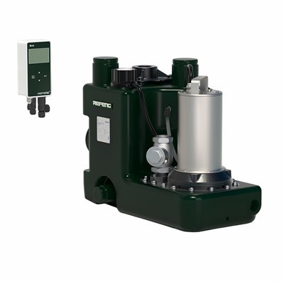 Unidade elevatória externa de esgoto com bomba única